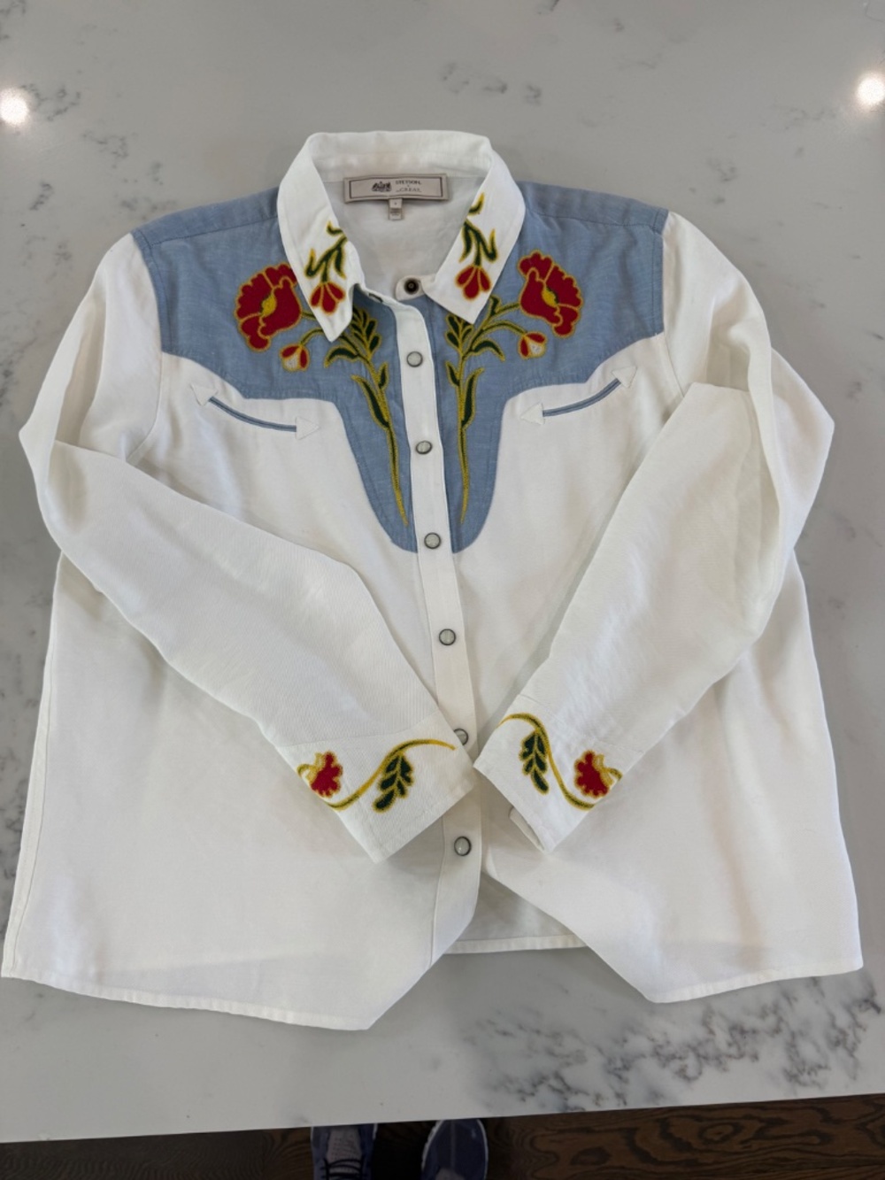 Stetson & THE GREAT Embroidered Western Shirt - Picture 14 of 14